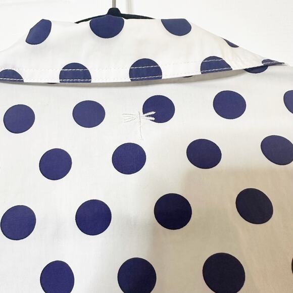 Tyler‎ Boe Polka Dot Button Front Top Womens Size 4 - Picture 4 of 6